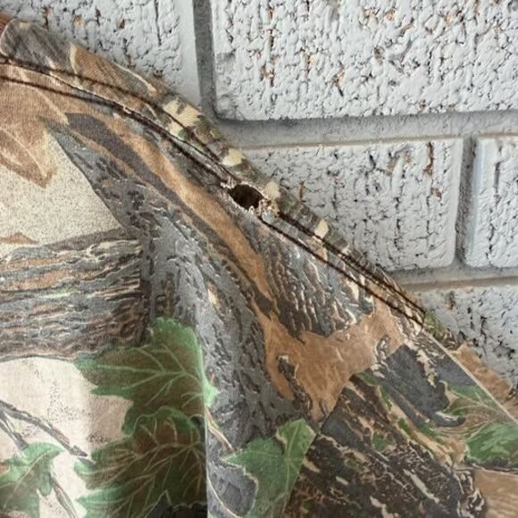 Vintage 90s Real Tree Camo Single Stitch T-Shirt Size XL Boxy Fit - Picture 6 of 8